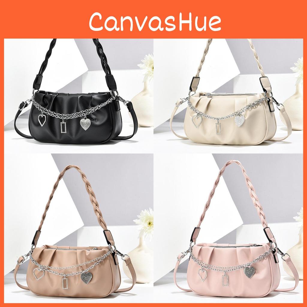 Square Small Fashionforward Handbag With Soft Construction And Woven Accents For Everyday Wear