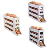 Eier Organizer Eierständer Automatischer Abroll-Eier-Organizer Halter Platzsparend Rollender Eierspender Für Schrank Kühlschrank