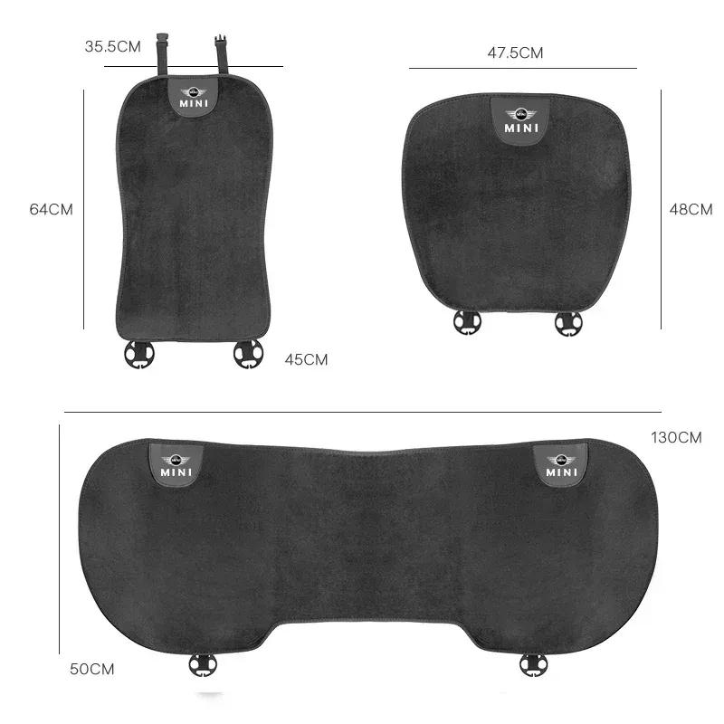 -Autositzbezug Rückenlehnenpolster Kissen Plüsch Innenzubehör Für BMW MINI WORKS Cooper JCW R58 R57 R56 R55 R53 R50 F55 F56 F5