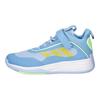 adidas Own The Game 3.0 Stylish Comfortable Versatile Shock Absorbing Breathable Mid-Top Basketball Shoes Kids Sneakers Blue JQ7942