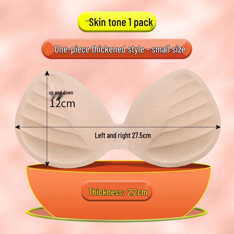 Seamless One-Piece Ultra-Thin Push-Up Sports Bra Pad Replacement