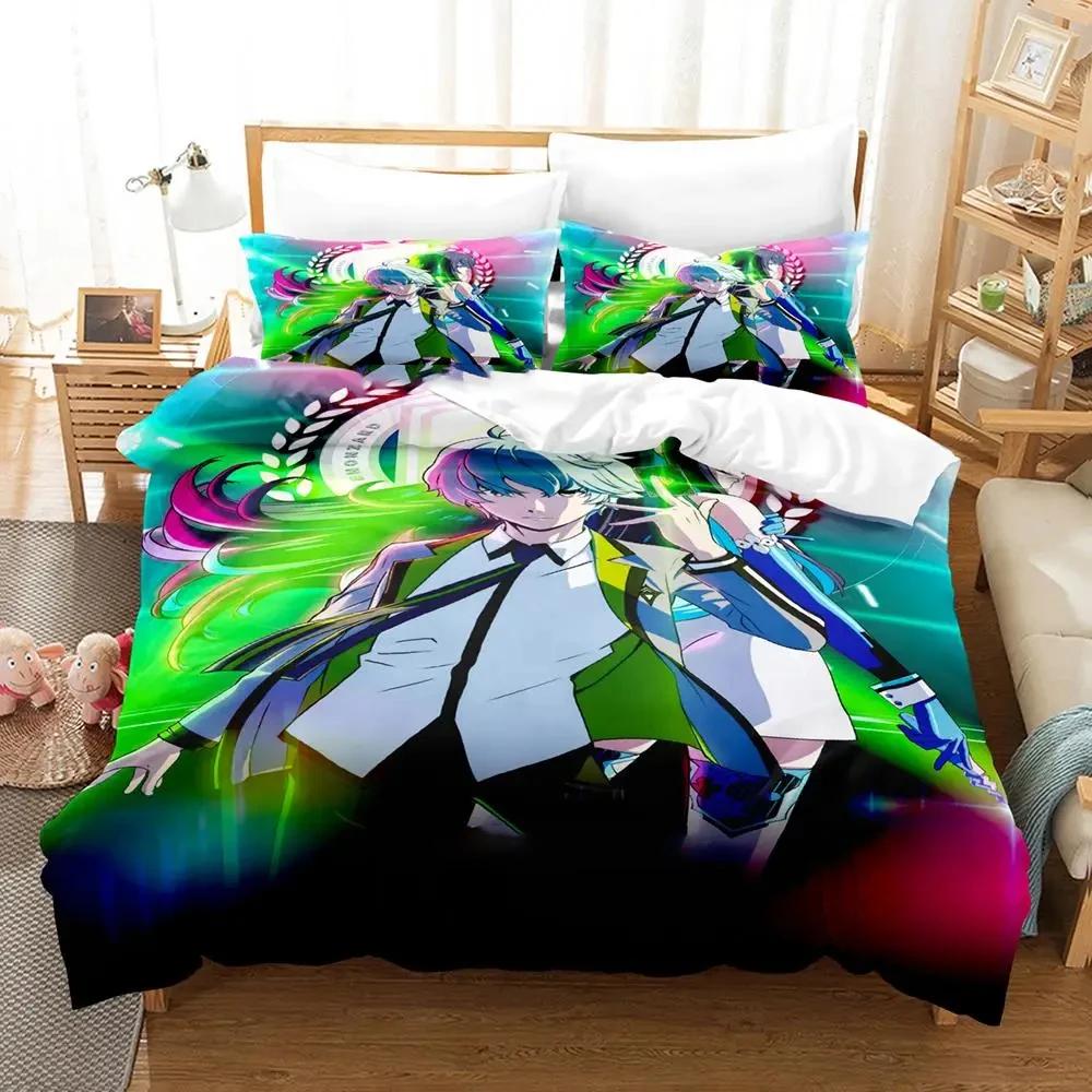 

Zenonzard 3D Printed Adult Boys Single Double Queen King Size Anime Bed Cover Duvet Cover Bed Set Quilt Cover Pillowcase EU Single(135*200cm)3pcs