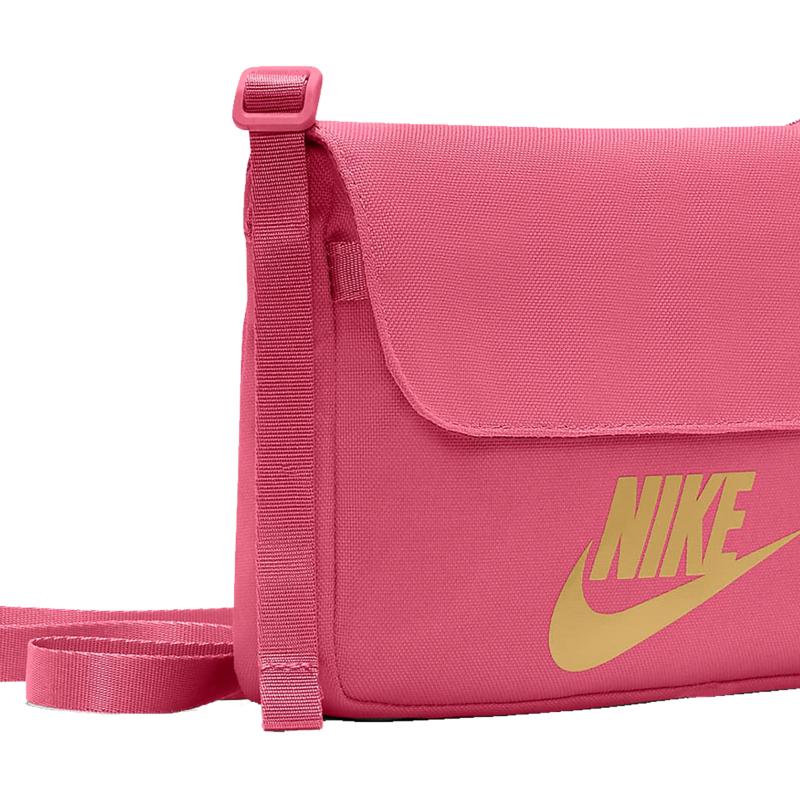 Nike Fabric Shoulder Bag, Crossbody Bag Regular Women's Raspberry Pink Casual CW9300-622 Casual CW9300-622