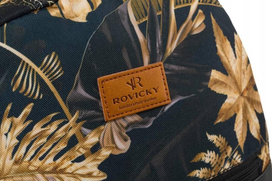 Patterned, urban women's backpack - Rovicky