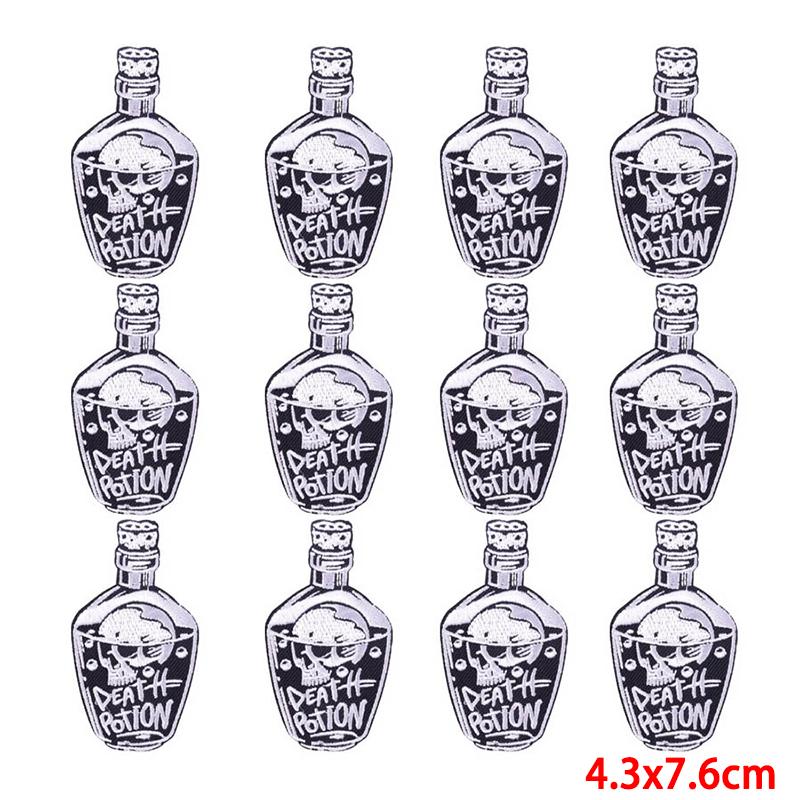 10 teile/los Großhandel Stickerei Patch Eisen Auf Patches Für Kleidung Patches Auf Kleidung Jacken Dekor Applikation Nähen Liefert