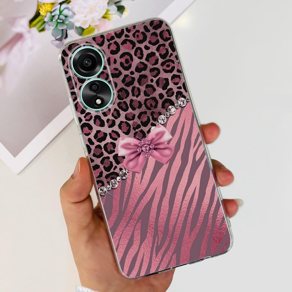 For Oppo A78 4G Case CPH2565 Stylish Painted Cover Soft Silicone Phone Case For Oppo A78 A 78 OppoA78 5G Back Cover Fundas Coque