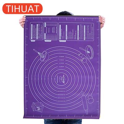 45x60cm/40x29.5cm Extra Grote Bakmat Siliconen Mat Bakmat Deeg Rolmat Pizza Deeg Anti-aanbak Houder Keukengereedschap