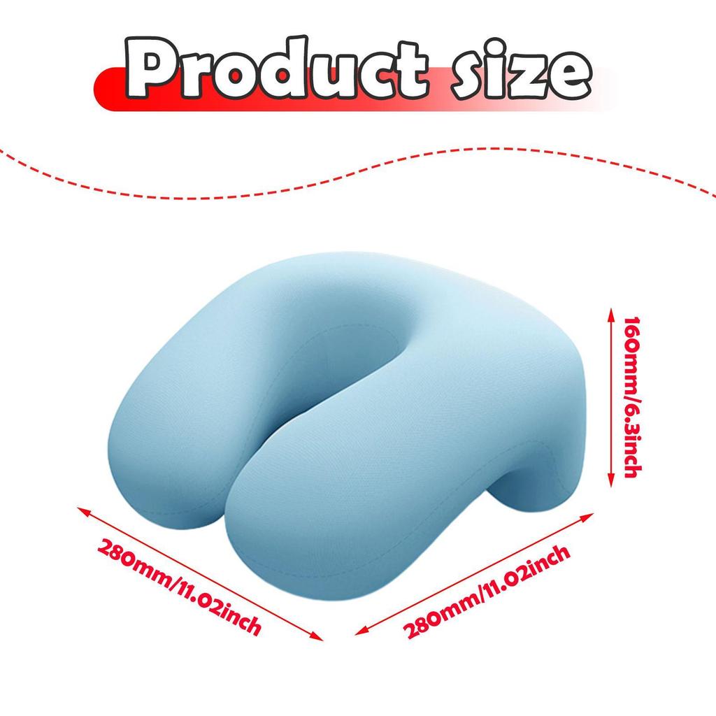 Desk Napping Pillow Breathable Lightweight Headrest Multiuse Lunch Break Comfortable Support Cushion for Travel Car School