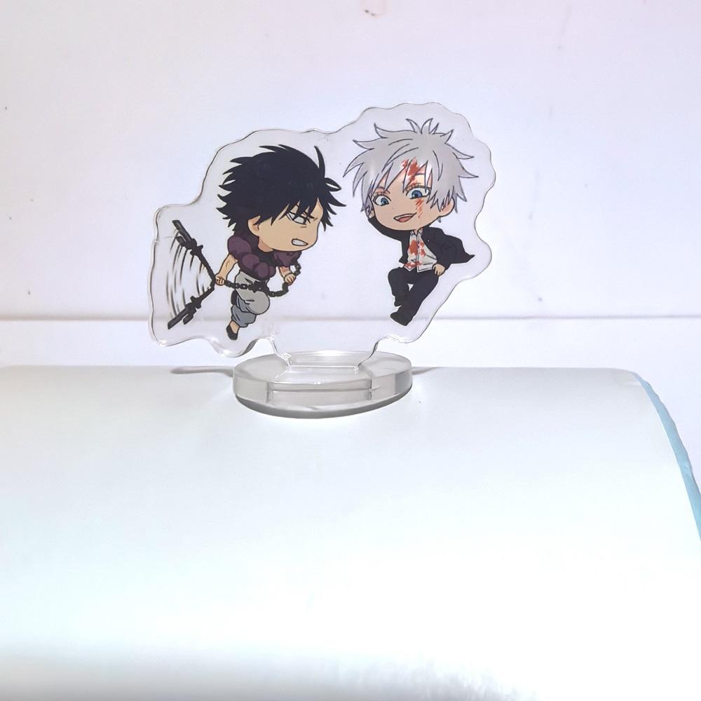 Anime Jujutsu Kaisen Figure Acrylic Stand Model Kids Toys Yuji Itadori Gojo Satoru Fushiguro Megumi Cosplay Birthday Gift