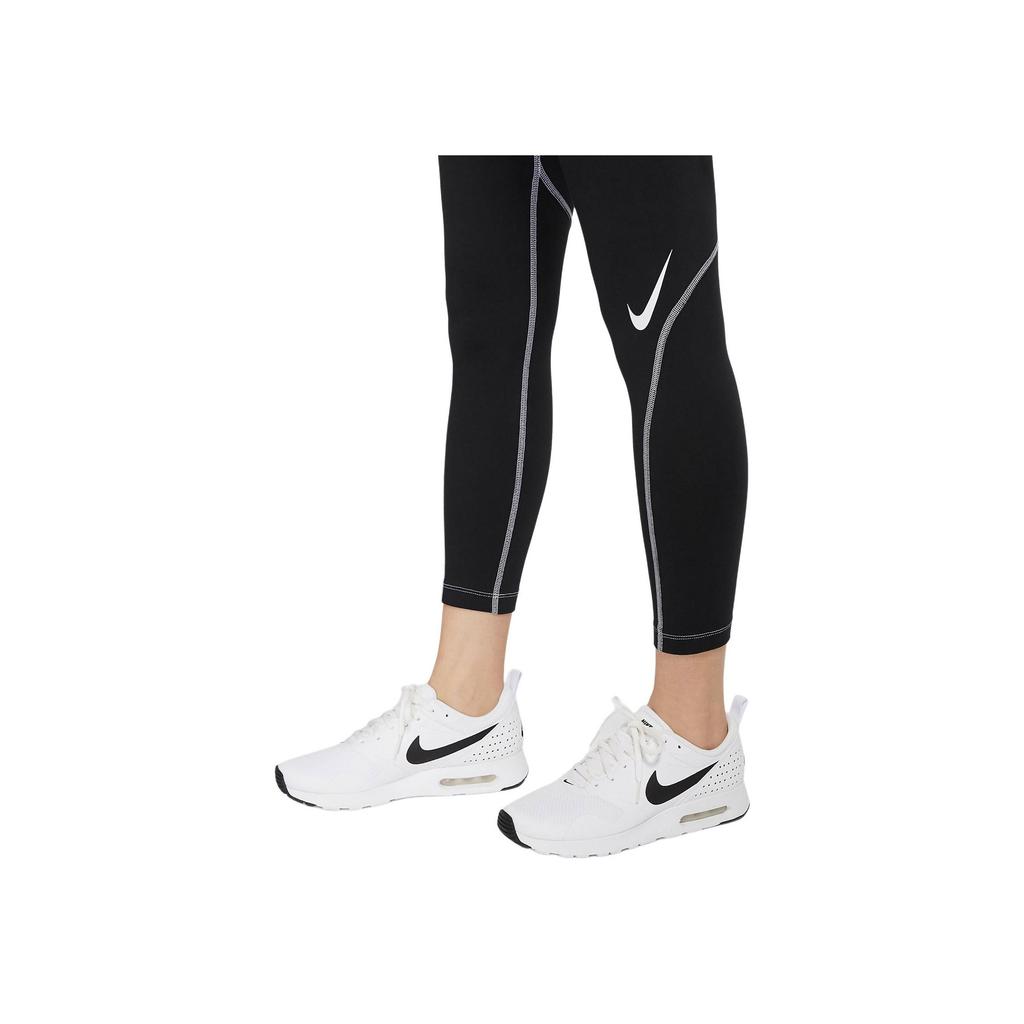 Nike Sportswear Swoosh High-Waisted Training Tights Women Bottoms Black DD5589-010