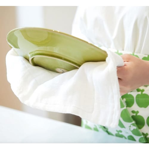 Shirayuki Fukin (White Snow Dishcloth) Made in Japan, Plain, Chlorine Bleach Safe, Soft to the Touch