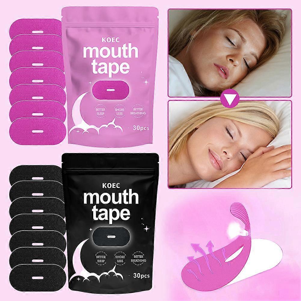 Mouth Tape For Sleeping, Hypoallergenic Mouth Tape for Anti Snoring, Anti Snoring Mouth Strips for Less Mouth Breathing