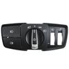LHD Car Interior Accessories Headlight Lamp Switch Cover Trim For BMW 1 2  3 4 5 7 Series F10 F11 F18 F01 F30 F35 F34 F20 X3 X4