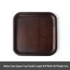 ZISIZ Walnut Wood Carved Coffee Tray