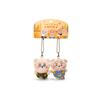 Cartoon Bear Dress Plush Keychain Pendant Girl Bag Decoration Fun Gifts Small