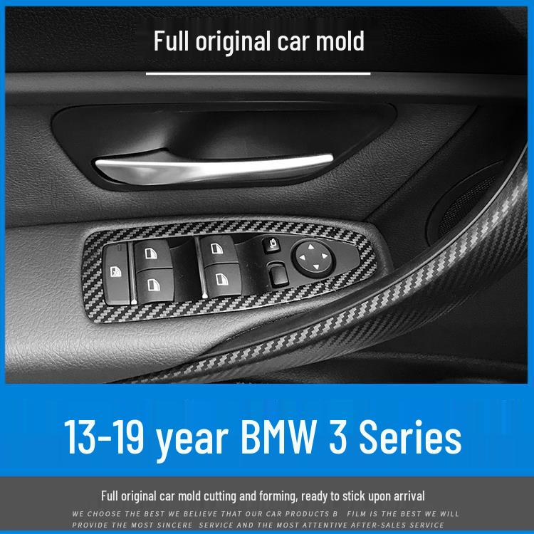 BMW 3 Series GT (2013-2019) 320li Carbon Fiber Interior Sticker for Center Console