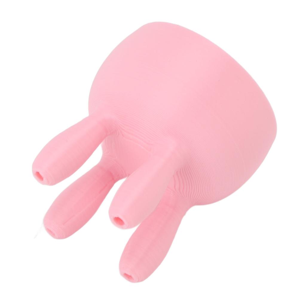 Roseate Cow Udder Milk Carton Cap Reusable Plastic 3D Printing Milk Carton Pouring Cap Diverter for Kitchen