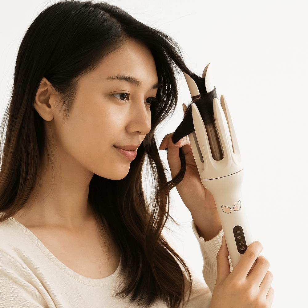 Ceramic Coating Automatic Hair Curler Anti-Tangle Design Negative Ions Curler  Home Use