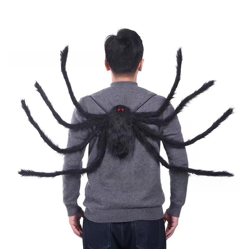 Kostýmový doplněk pavouk s křídly a kapsami pro halloweenské večírky a cosplay