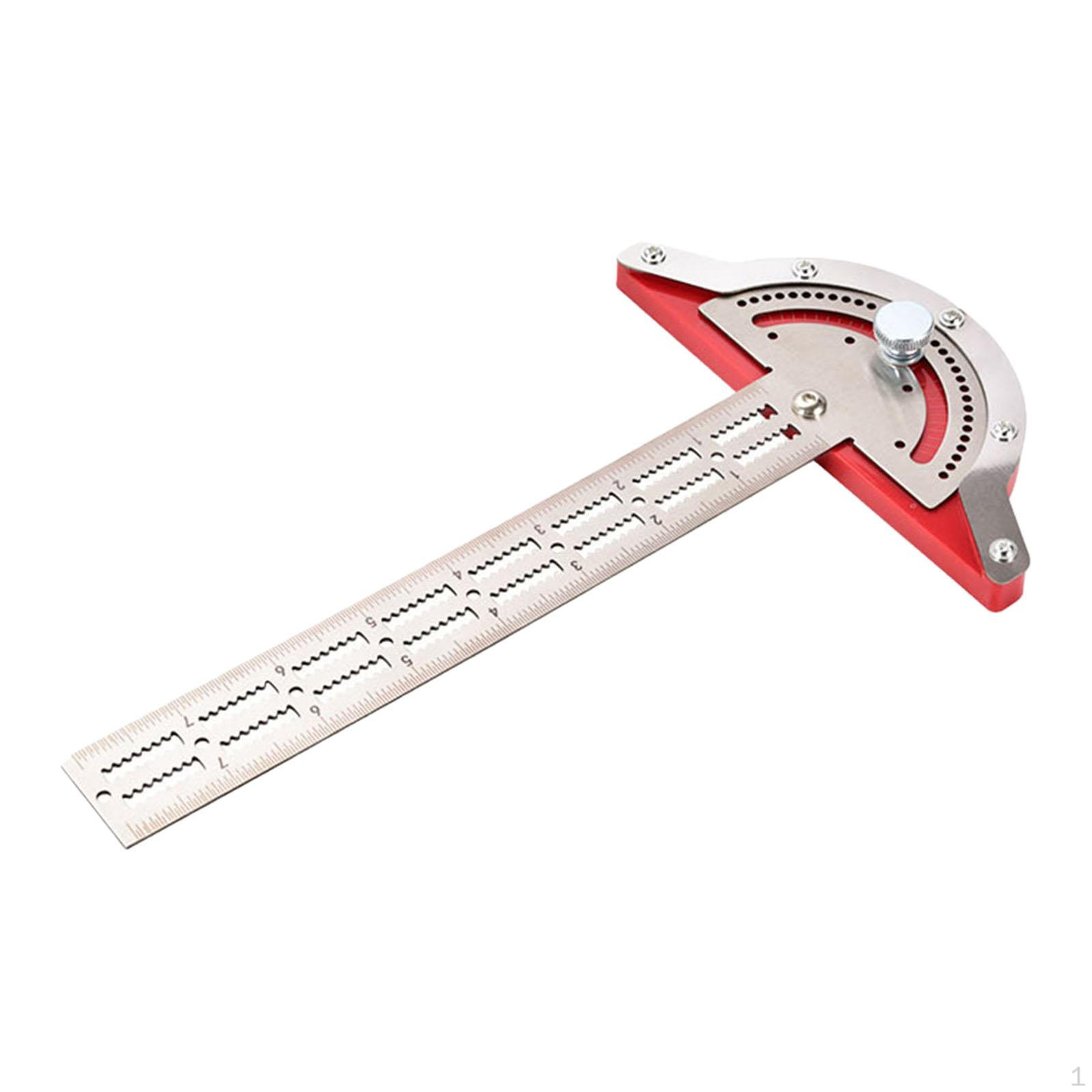 

Т-линейка, многоугольный транспортир, высокоточный измерительный инструмент из нержавеющей стали для 10inch