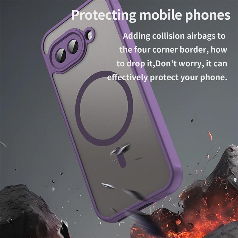 Military Grade Heavy Shockproof Case For Google Pixel 9A 9 10 Pro XL Hybrid Hard PC Matte Cover Silicone Magnetic Magsafe Shell