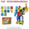 TOMMYFIELD Transforming Robot Toy, Number Robot, Car, Tank, Airplane, Birthday Gift, Number Education (Robot) [Parallel Import]