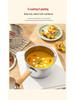 Multifunctional Mini Deep Fryer & Milk Pot with Frying Basket