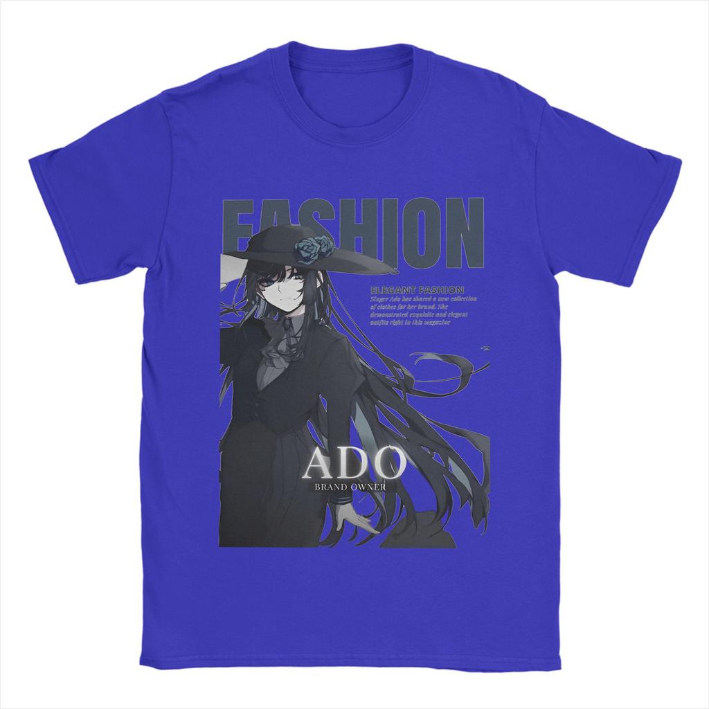 Men T-Shirts Ado Wish Tour Vintage 100% Cotton Tee Shirt Short Sleeve Japan Singer T Shirt O Neck Tops New Arrival