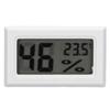 Mini Digital Hygro Thermometer White Portable Electronic Hygrometer for Home Wine Cellars
