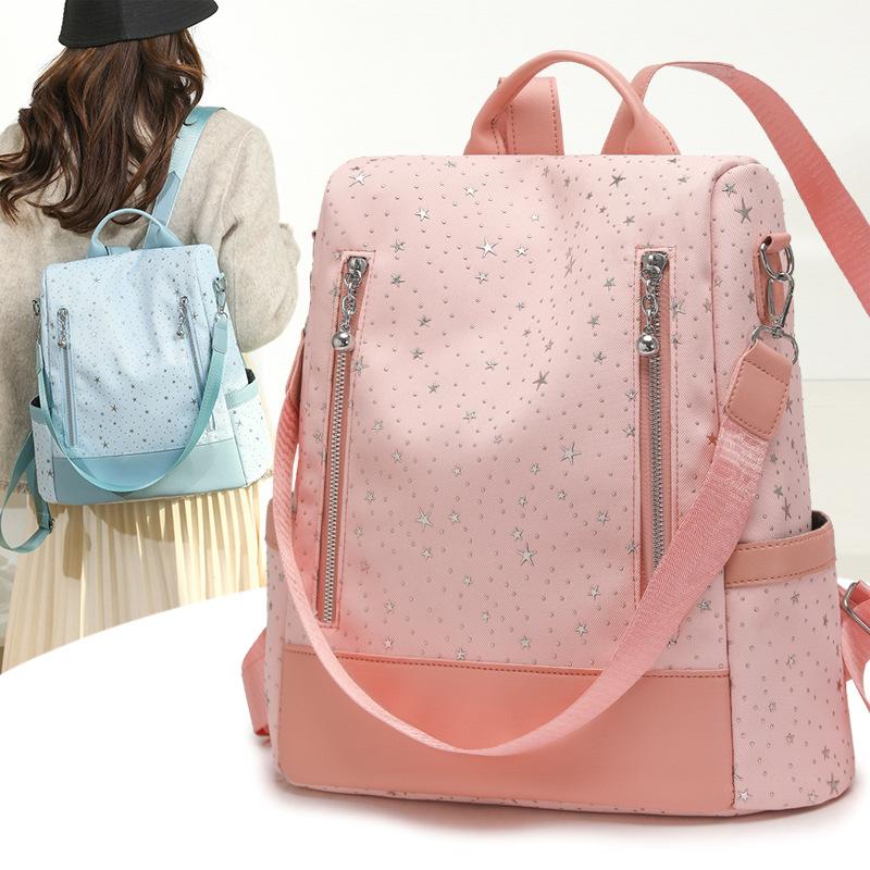 Dual Shoulder Bag, Water-resistant and Casual Women's Bag, Anti-theft, Student Dual Shoulder Bag
