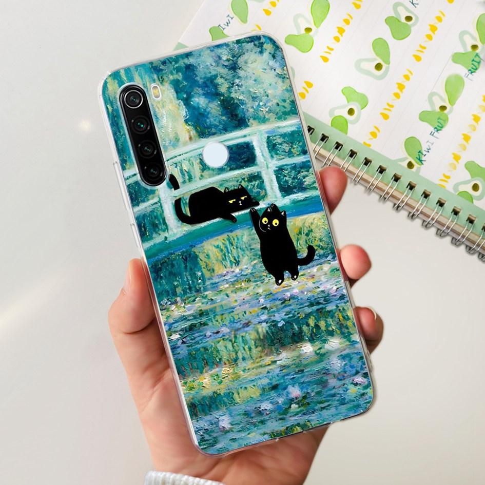 For Xiaomi Redmi Note 8 Case Cute Cartoon Soft Silicone Phone Cases For Xiaomi Redmi Note 8T 8 t Cover On Redmi Note8 Back Coque