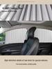 Magnetic Car Window Sunshade Curtains for Privacy and UV Protection