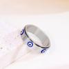 Evil Eye Anxiety Rings for Women GoldPlating Stainless Steel Spinner Fidget Ring Turkish Faith Protection Jewelry Luck Amulet