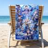 Proof Beach Towel with a Genshin Impact Characters Pattern - Soft,absorbent,quick-drying,machine Washable - Perfect for Swimming,camping,bathing