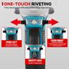 ONEVAN Brushless Electric Rivet Gun Cordless LED Rivet Nut Gun Drill Insert Automatic Riveting Tool For Makita 18V Battery Pin