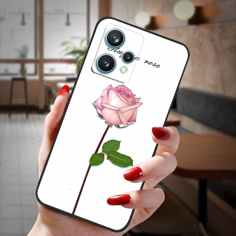 For Realme 9 Pro 5G 2022 Case Cartoon 3D Emboss Flower Relief Phone Cases For realme 9 Pro Plus 5G Silicon Cover Realme9 9pro+