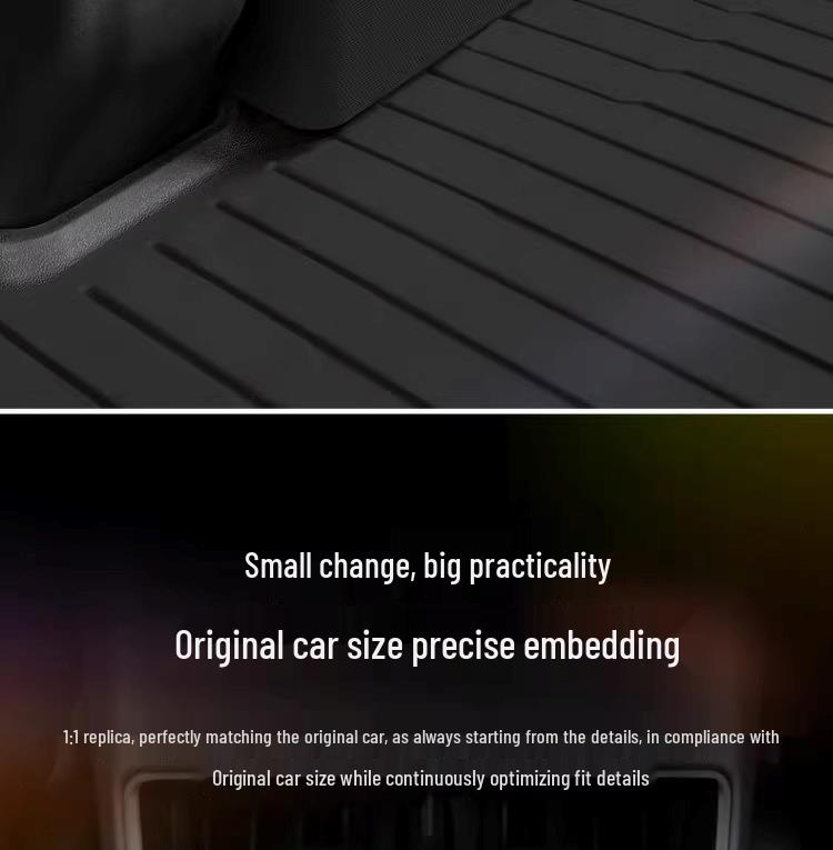 Rear Row Storage Organizer & Trash Can for Tesla Model Y Accessories