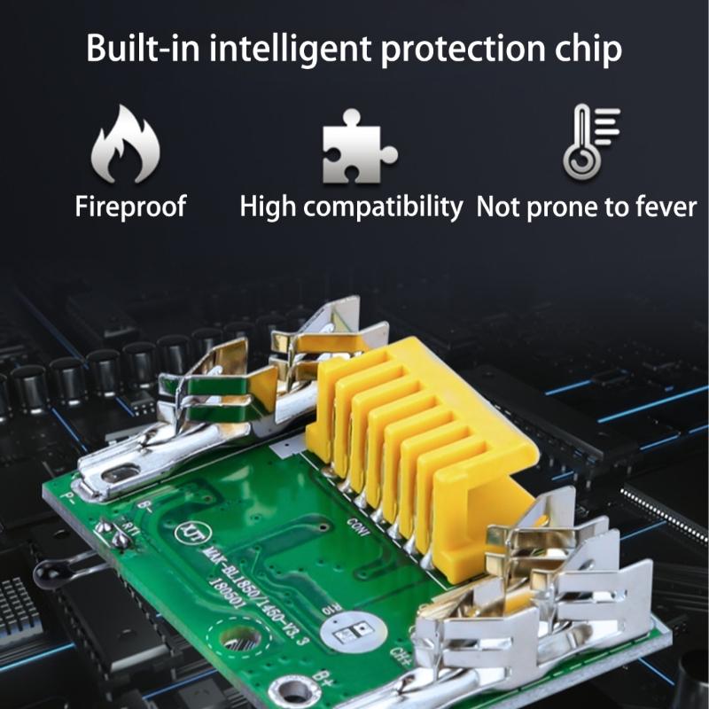 Complete 10 Cells Plasatic Battery Case Set For 18V Power Tool Accessories Safe Charging Circuit Board Integration