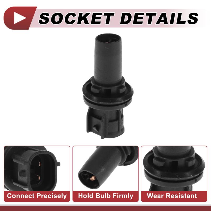 X Autohaux Side Marker Light Socket Wiring for Toyota 4Runner No.9007560077