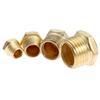 5Pcs 1/8"1/4"3/8"1/2" Pneumatic Air Solenoid Valve Air Breather Vent Muffler Brass Fitting Noise Reducer Vent Filter Connector