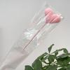 Heart Shaped Knitting Flower Carnation Flower Hand Woven Flower Creative DIY Bouquet  Holiday Gifts