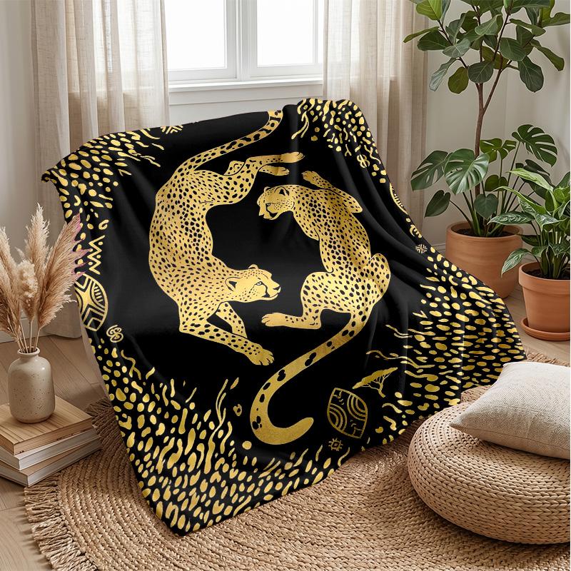 Gleaming White Tiger Majesty Theme blanket Lightweight Warm Flannel Blanket Decorative Throw Blanket for Home Decoration