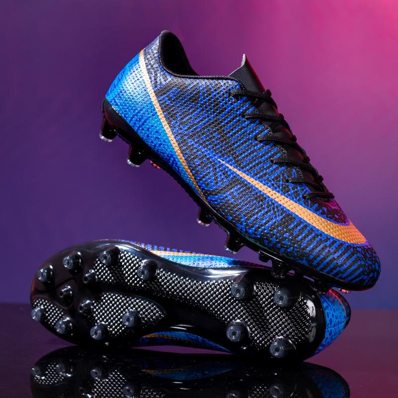 New low-top long-nail broken-nail football shoes, men's children's primary school children's competition training shoes