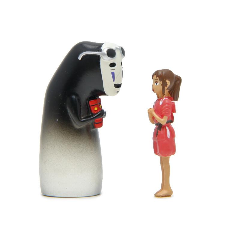 Away Spirited Ogino Chihiro And No Face Man Resin Ornaments For Gift And Display