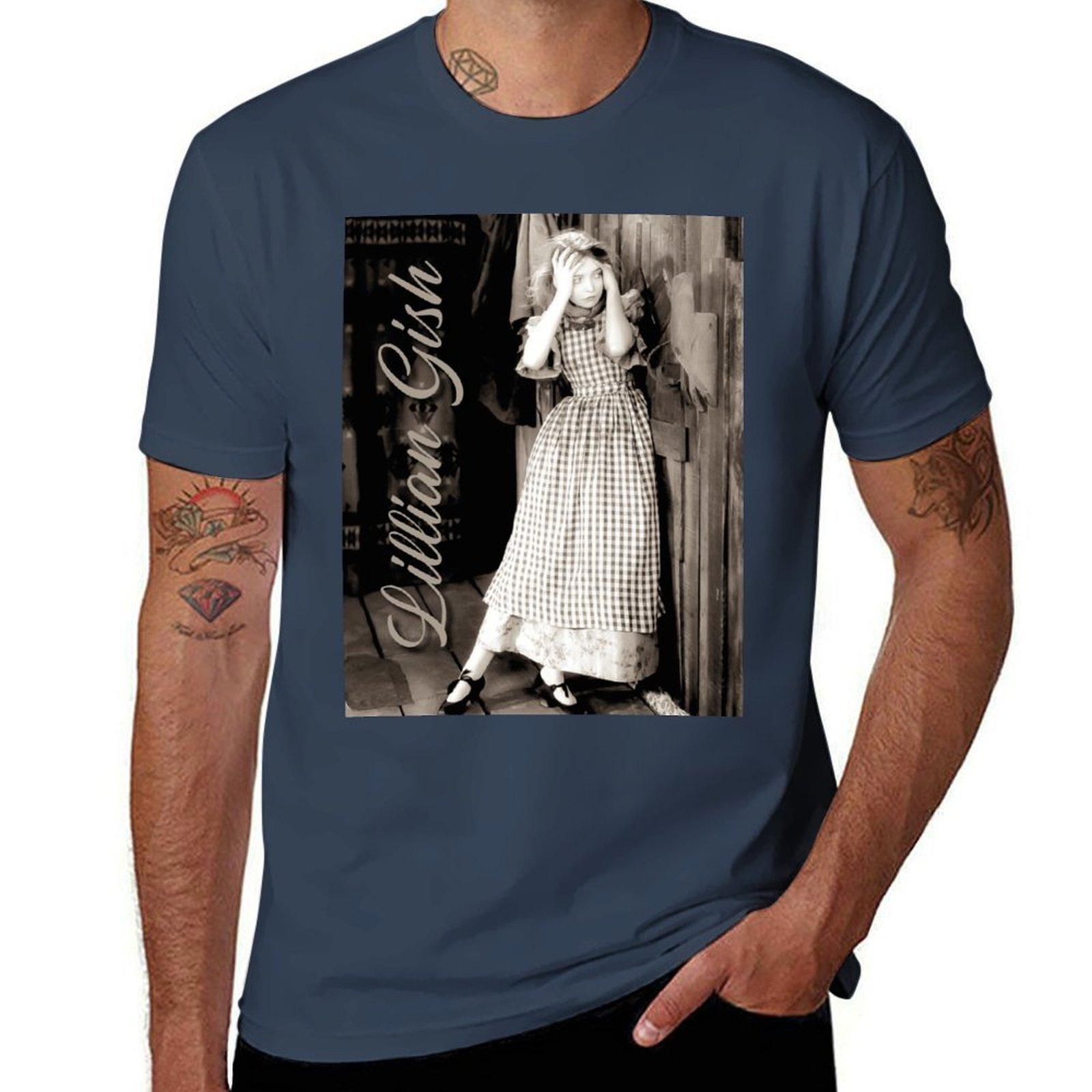 Lillian Gish Tshirt Summer Sports Quick Dry Tshirt S