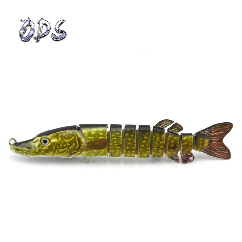 Simulation Seawater Luya Bait Nine Pike Luya Bait Hard Bait Bait 150Mm/26G Crocodile