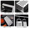 Liroyal 4-Sided Stainless Steel Grater, Cheese Grater, Julienne Slicer, Vegetable and Fruit Slicer, Kitchen Tool for Thinly Slicing Vegetables, Shredd