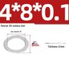 304 Stainless Steel Ultra-Thin Flat Washers - Available in Thickness: 0.1mm, 0.2mm, 0.3mm, 0.5mm