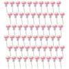60 Pcs Foam Mushroom Miniatures Colorful Tiny Mushroom Figurines Miniature Mushroom Stakes