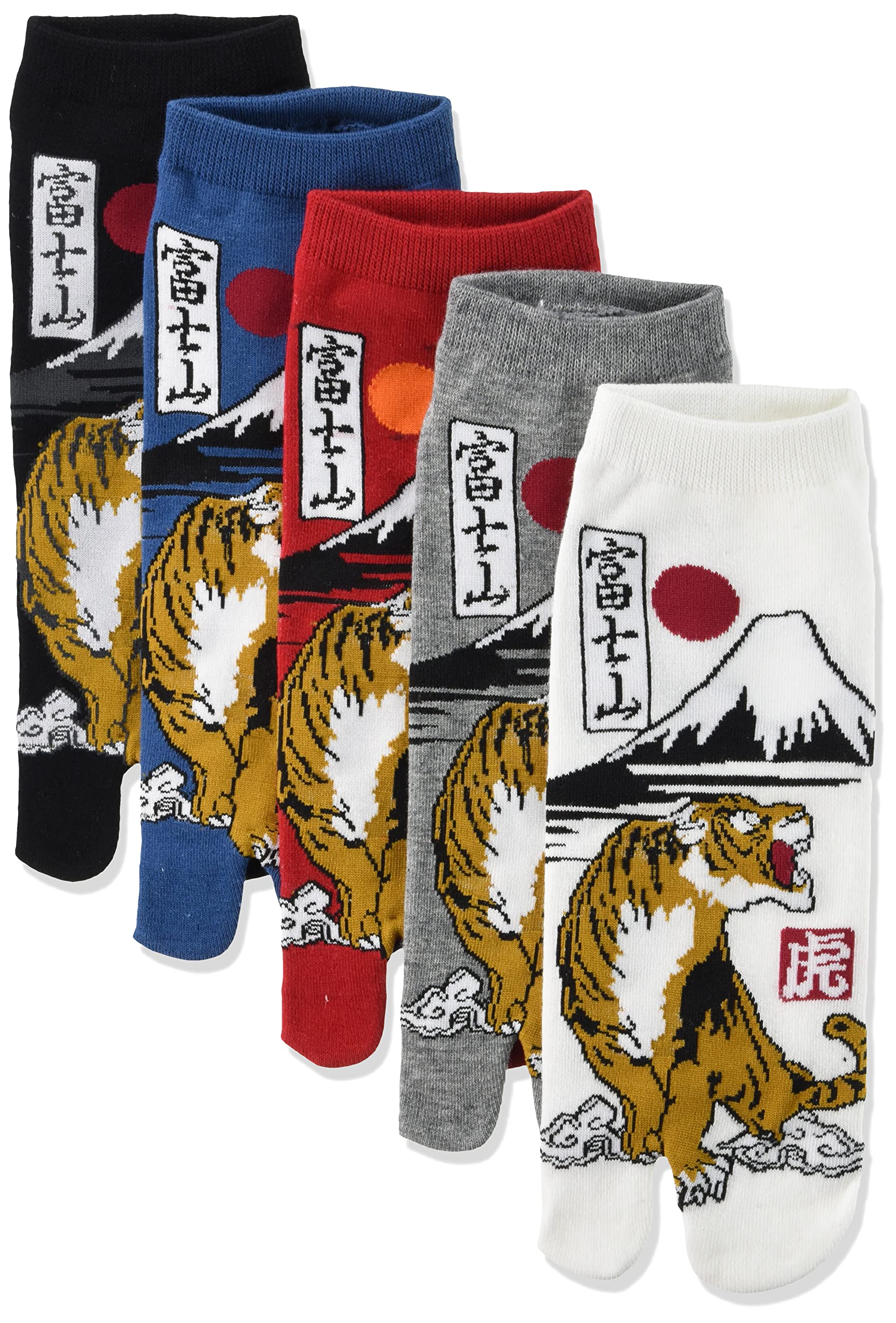 

Кроссовки Tabi Tabi с японским узором Fujitora [Iyashi] Мужские 93891-995-991 25-28см